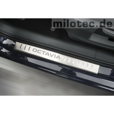 Накладки на пороги (Milotec) Skoda Octavia A7 (2013-) бренд – Milotec главное фото